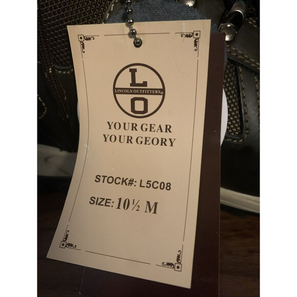 Lincoln Outfitters Mens Leather Boots Size 10.5 Waterproof - Picture 3 of 7